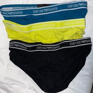 Men’s Emporio Armani 3-Pack Logo Briefs